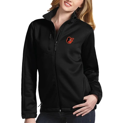 Women's Antigua Black Baltimore Orioles Traverse Jacket