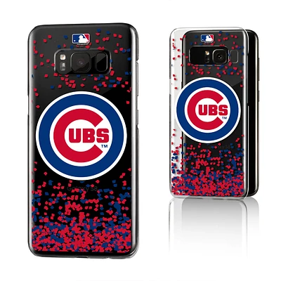 Chicago Cubs Galaxy S8 Confetti Design Clear Case