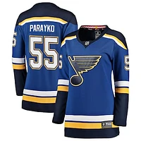 Women's Fanatics Colton Parayko Blue St. Louis Blues Breakaway Player Jersey