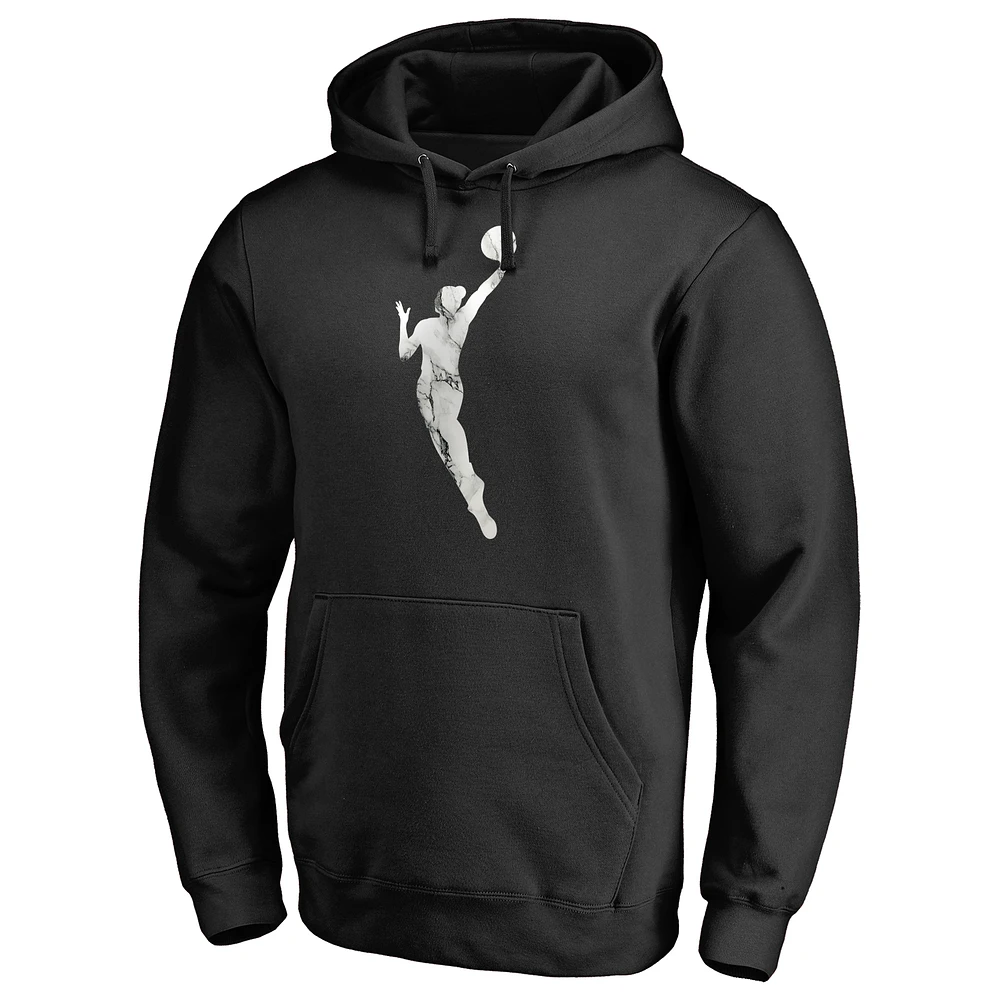 Men's Black WNBA Marble Pullover Hoodie
