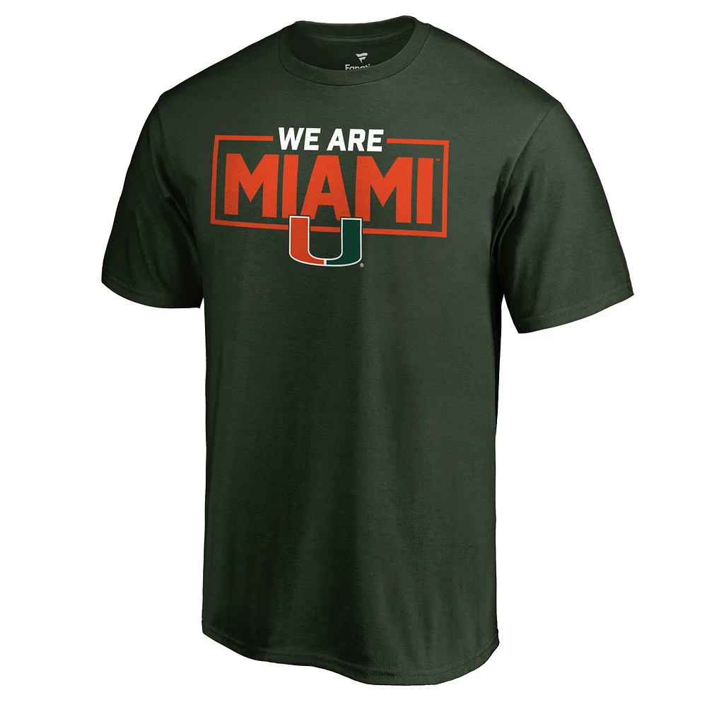 Men's Green Miami Hurricanes We Are Icon T-Shirt