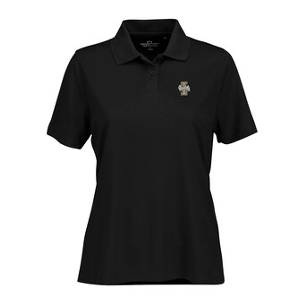 Women's Black Idaho Vandals Vansport Omega Plus Size Tech Polo