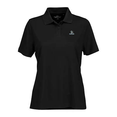 Women's Black Johns Hopkins Blue Jays Vansport Omega Plus Tech Polo