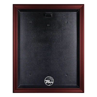 Philadelphia 76ers Mahogany Framed Team Logo Jersey Display Case