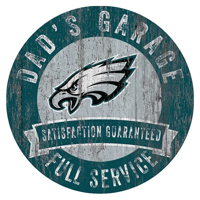 Philadelphia Eagles 12" x 12" Dad's Garage Sign