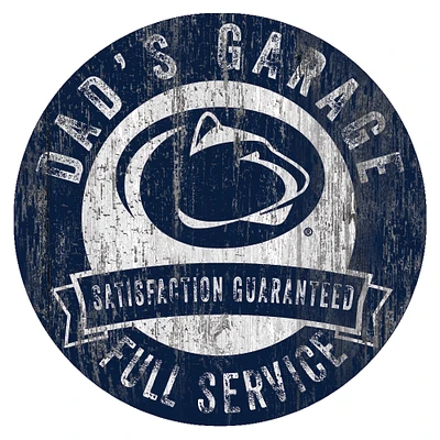 Penn State Nittany Lions 12" x 12" Dad's Garage Sign