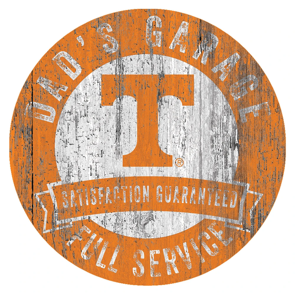 Tennessee Volunteers 12" x 12" Dad's Garage Sign