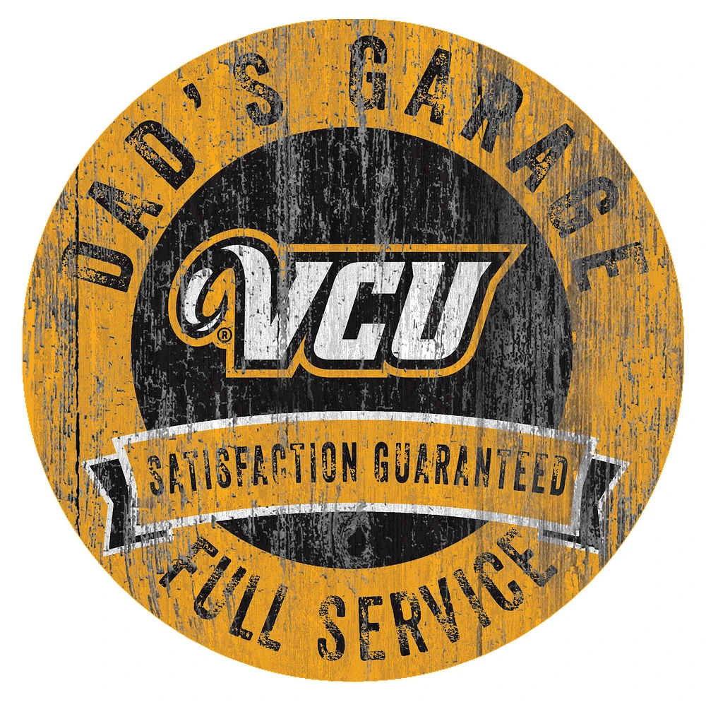 VCU Rams 12" x 12" Dad's Garage Sign