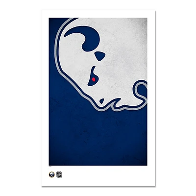 Buffalo Sabres 11" x 17" Minimalist Art Poster