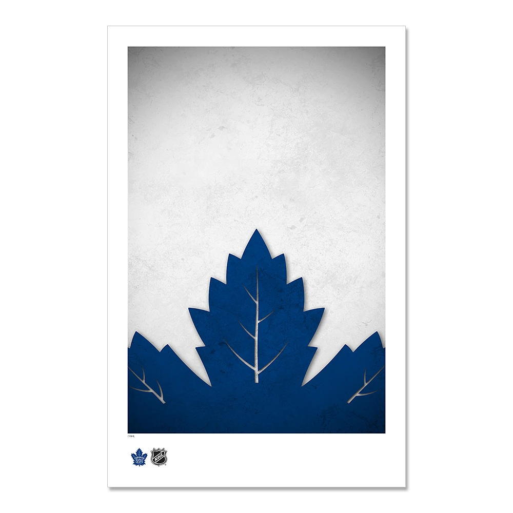Toronto Maple Leafs 11" x 17" Minimalist Art Poster