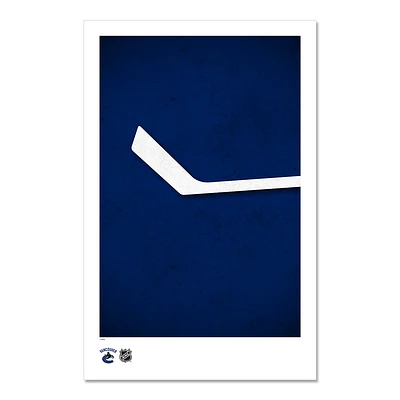 Vancouver Canucks 11" x 17" Minimalist Art Poster