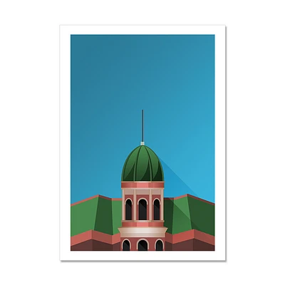 Philadelphia Phillies Shibe Park 14" x 20" Minimalist Art Print