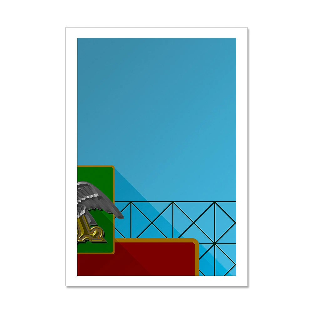 St. Louis Cardinals Sportsman's Park 24" x 32" Minimalist Art Print