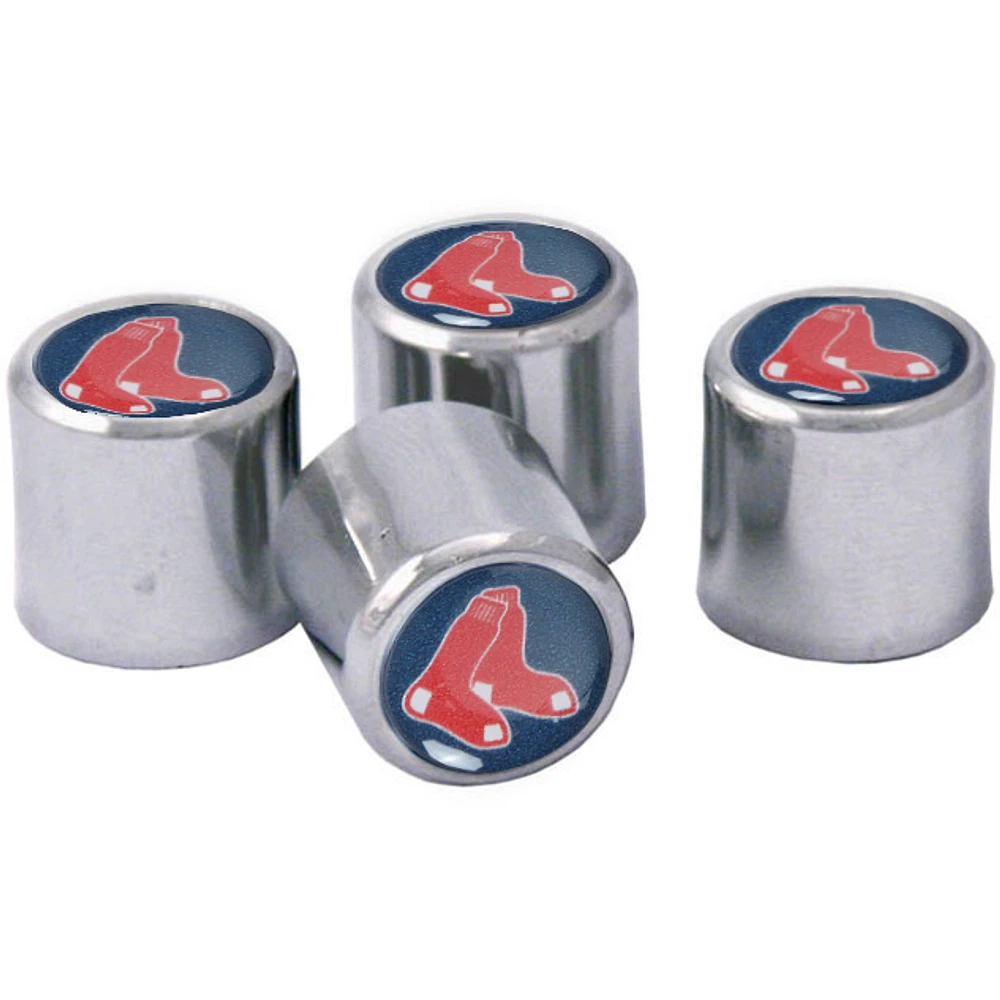 WinCraft Boston Red Sox 4-Pack Valve Stem Covers