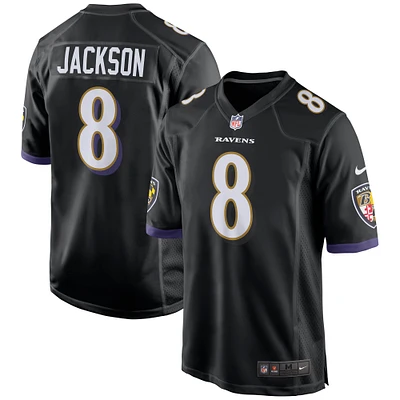 Men's Nike Lamar Jackson Black Baltimore Ravens Alternate Game Jersey