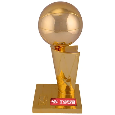 Atlanta Hawks 1958 NBA Finals Champions 12" Replica Larry O'Brien Trophy with Sublimated Plate