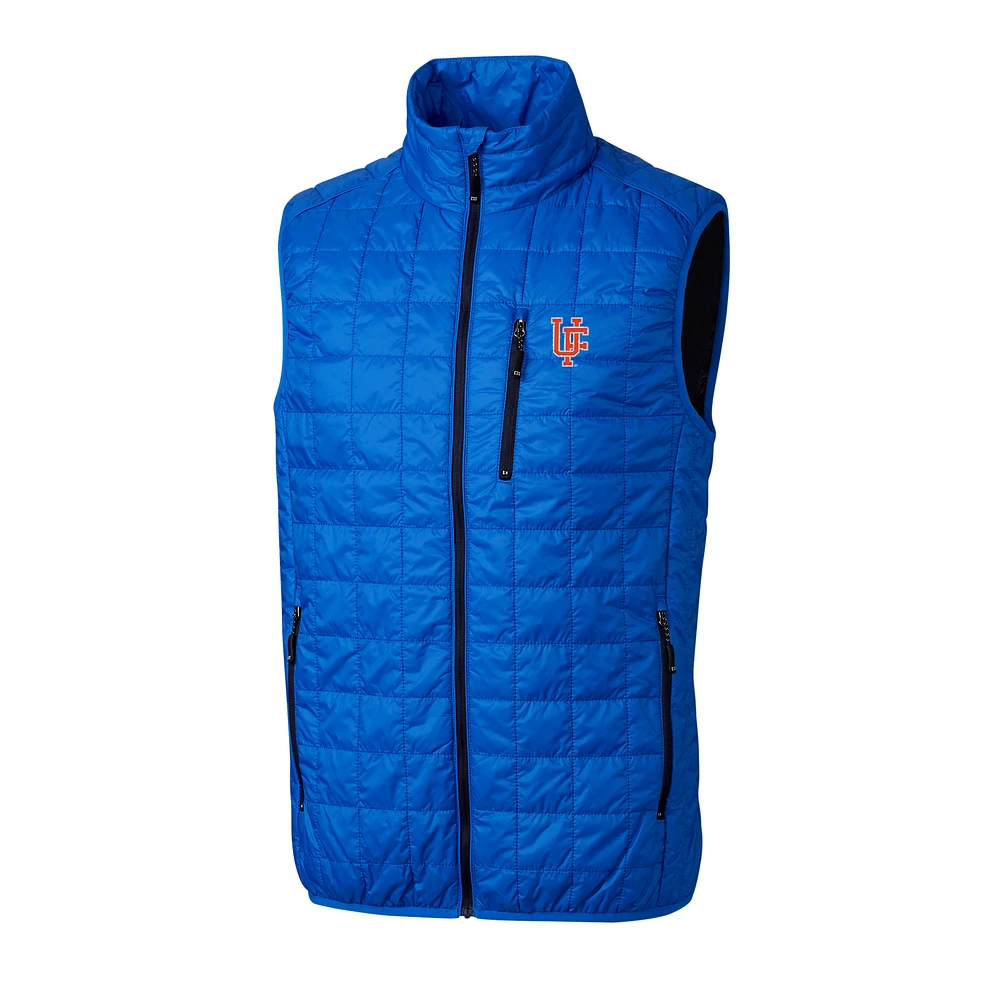 Men's Cutter & Buck Royal Florida Gators Rainier Vault Logo Vest