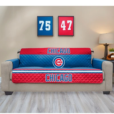 Blue Chicago Cubs Sofa Protector