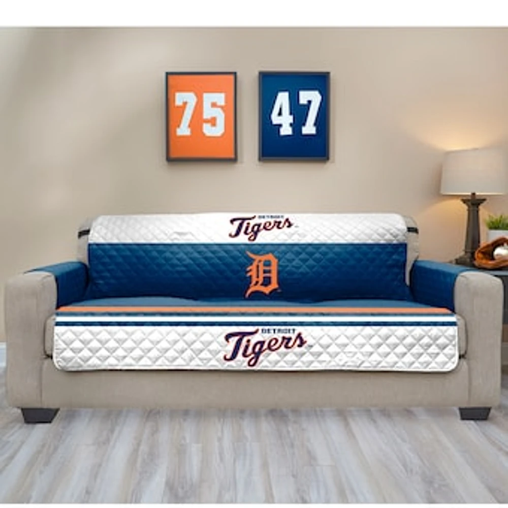 Blue Detroit Tigers Sofa Protector