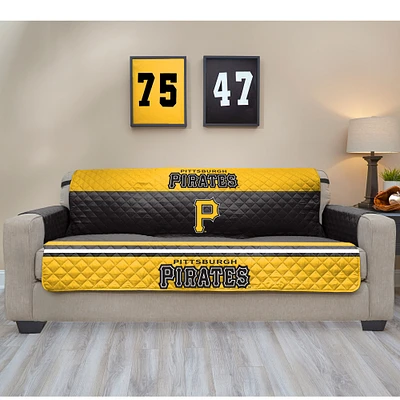 Black Pittsburgh Pirates Sofa Protector