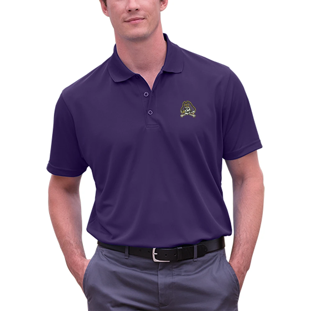 Men's Purple ECU Pirates Big & Tall Vansport Omega Tech Polo