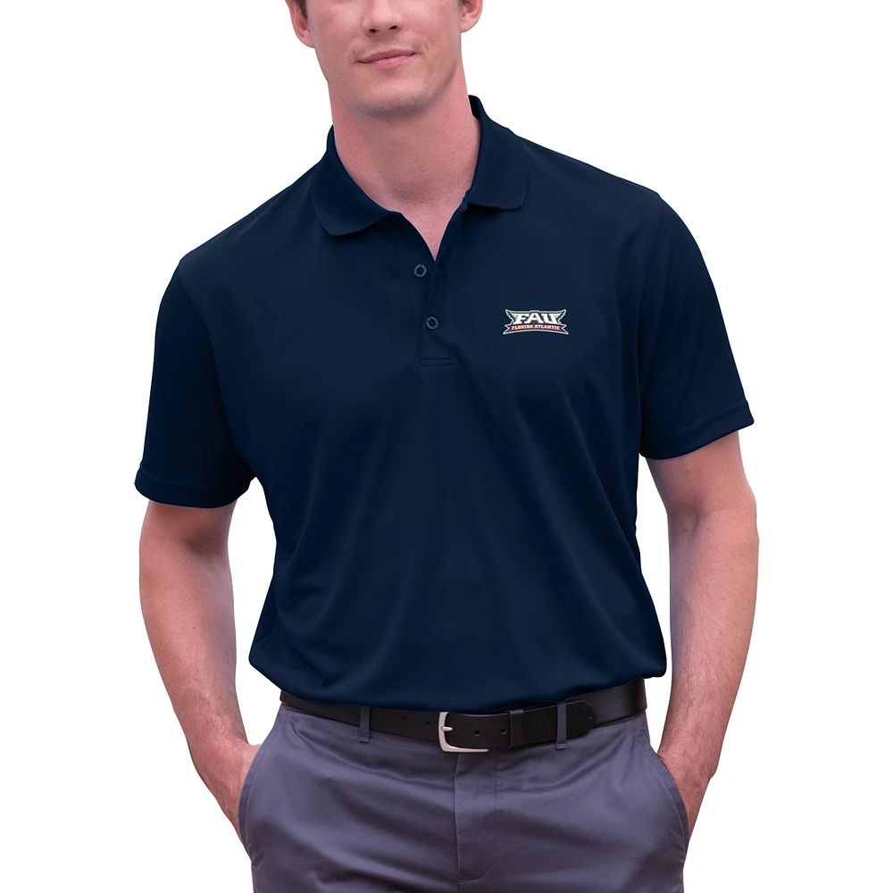 Men's Navy Florida Atlantic Owls Big & Tall Vansport Omega Tech Polo