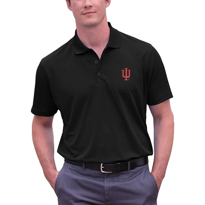 Men's Black Indiana Hoosiers Big & Tall Vansport Omega Tech Polo