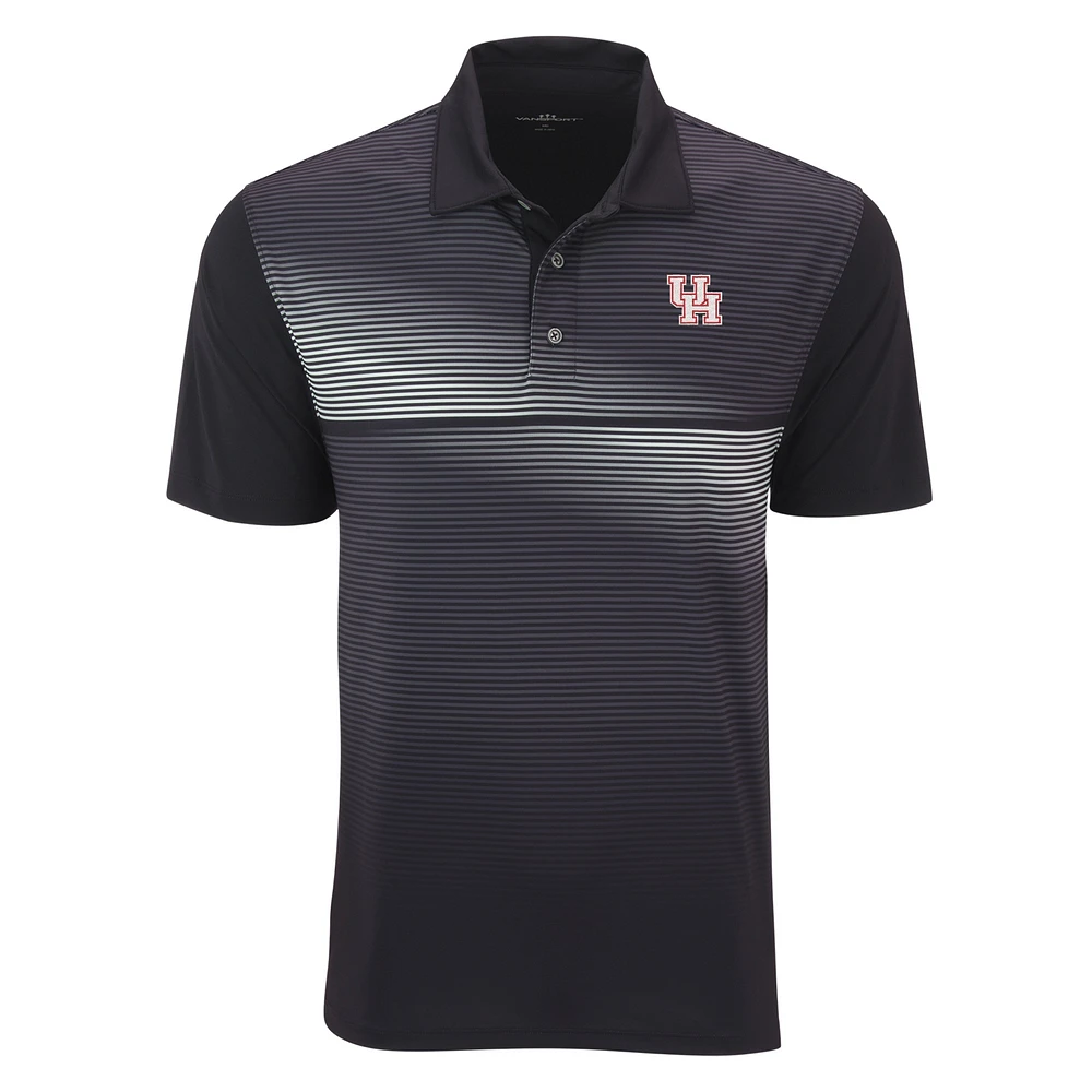 Men's Black Houston Cougars Pro Highline Polo