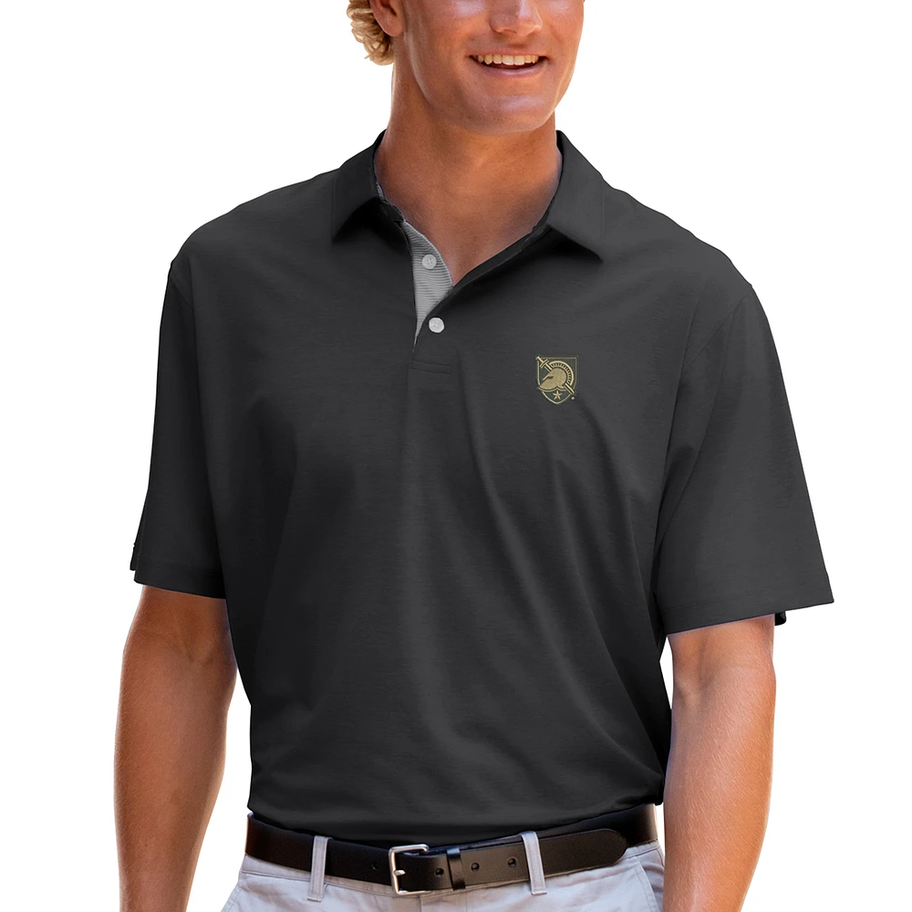 Men's Black Army Knights Pro Signature Polo