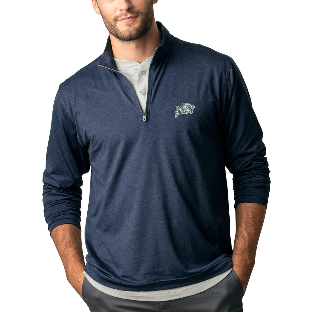 Men's Navy Midshipmen Zen Quarter-Zip Jacket