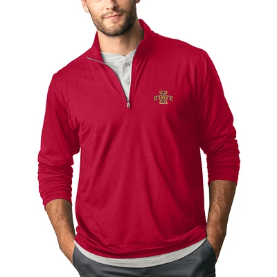 Men's Red Iowa State Cyclones Zen Quarter-Zip Jacket