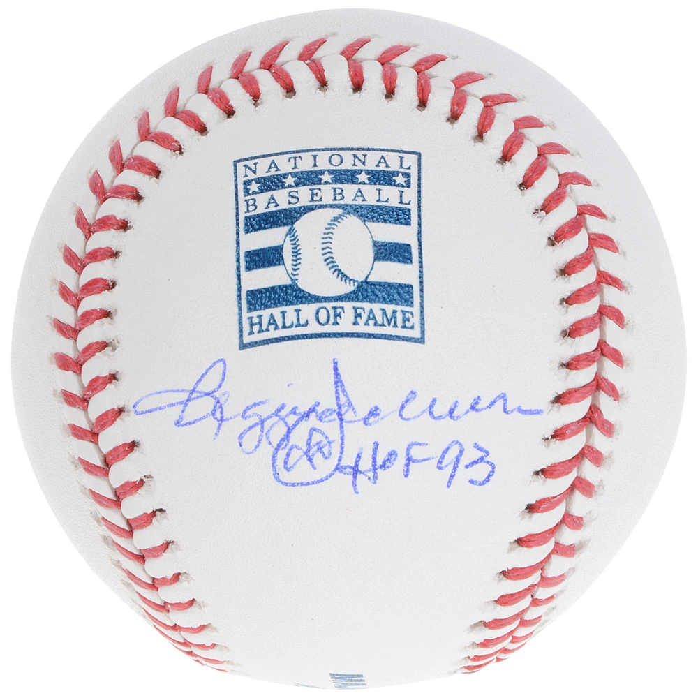 Reggie Jackson New York Yankees Autographed Hall of Fame Logo Baseball with "HOF 93" Inscription