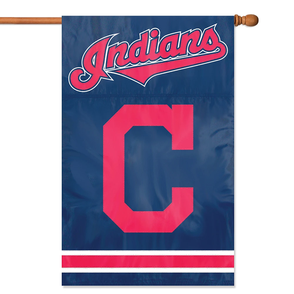 Cleveland Indians 44" x 28" Applique Team Flag