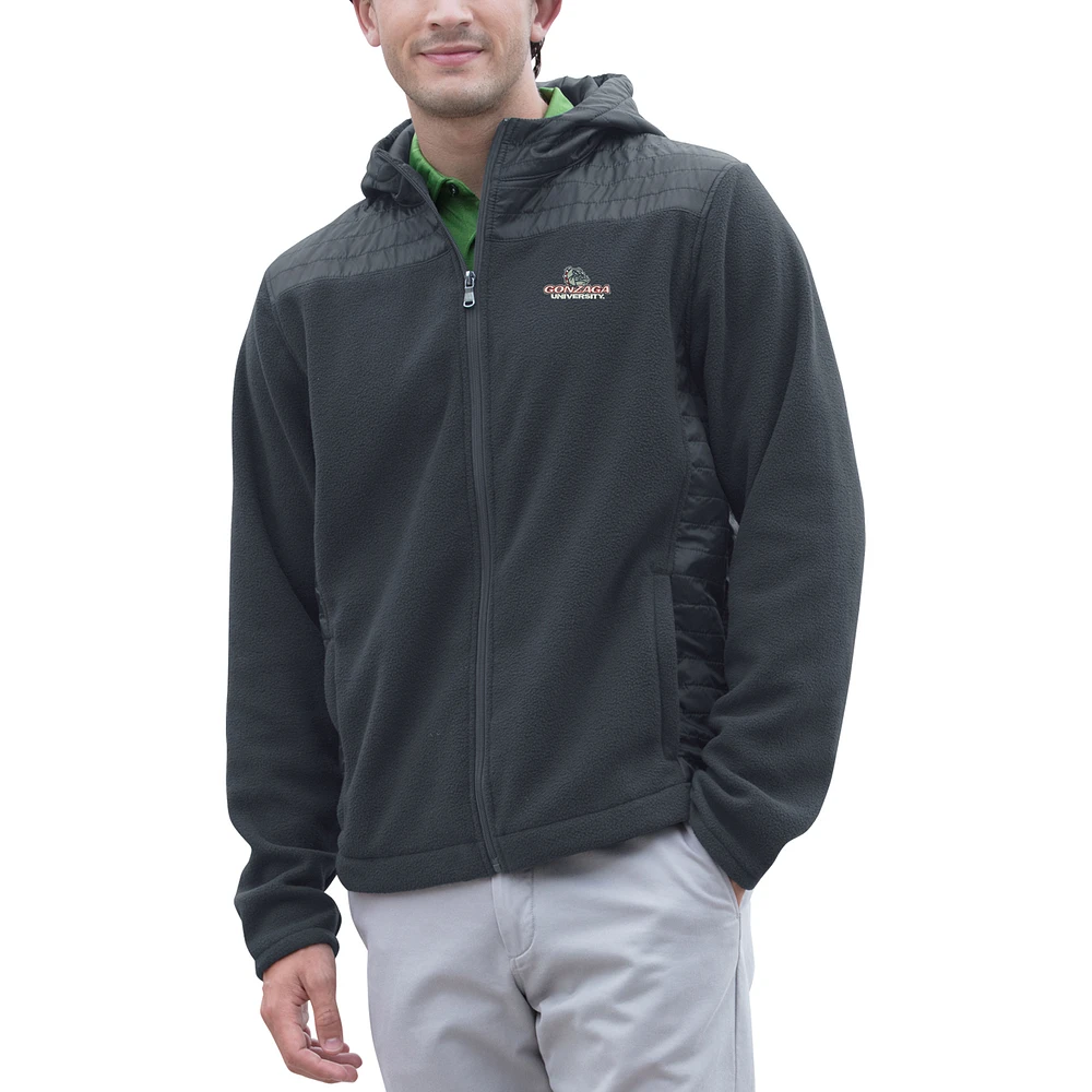 Men's Charcoal Gonzaga Bulldogs Yukon Full-Zip Jacket