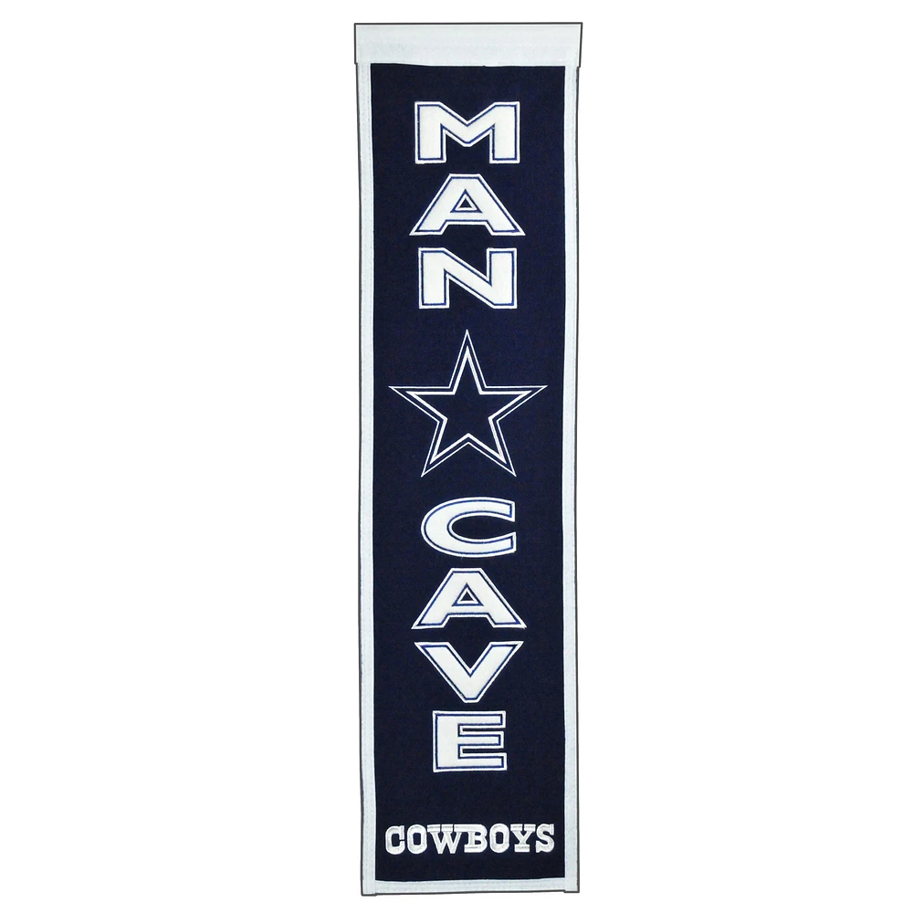 Dallas Cowboys 8" x 32" Man Cave Banner