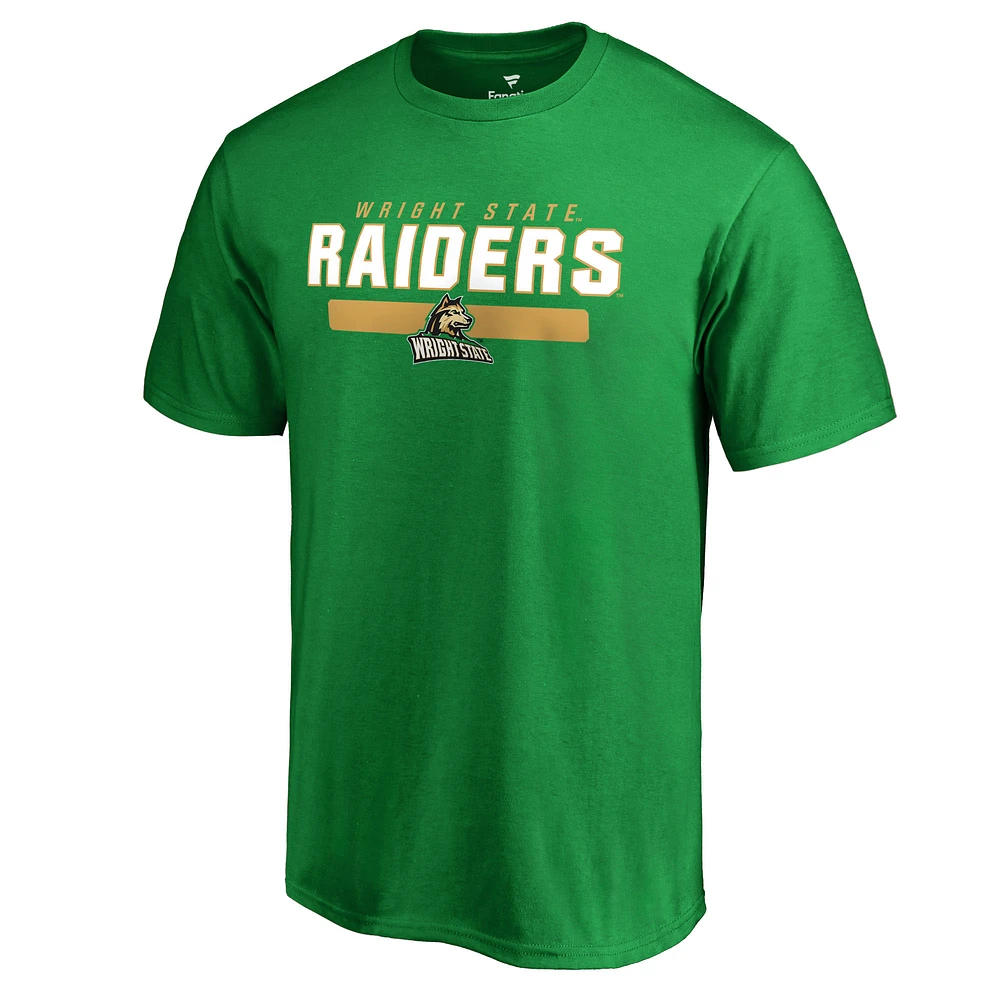 Men's Green Wright State Raiders Team Strong Logo T-Shirt