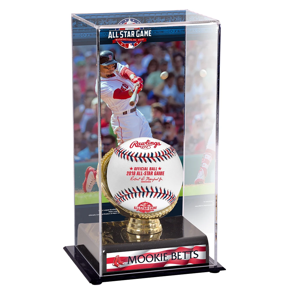 Mookie Betts Boston Red Sox 2018 MLB All-Star Game Gold Glove Display Case with Image