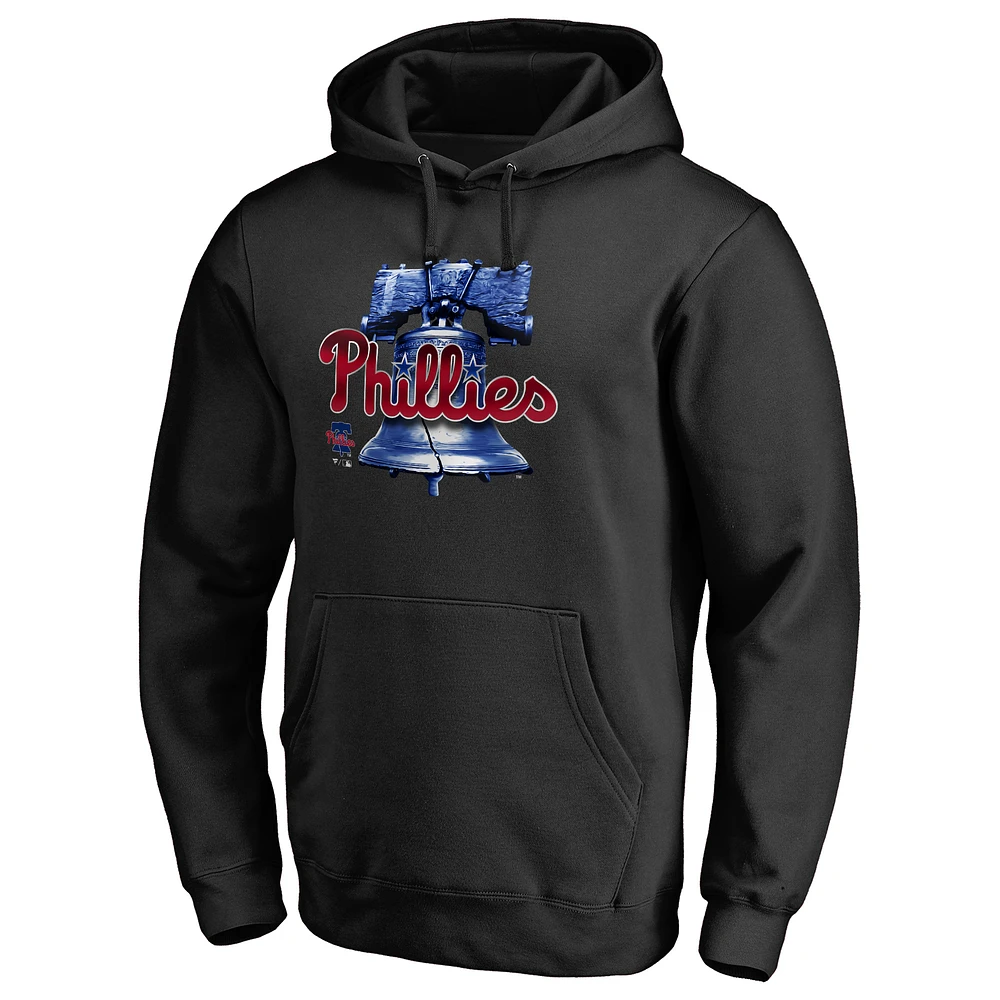 Men's Black Philadelphia Phillies Midnight Mascot Pullover Hoodie