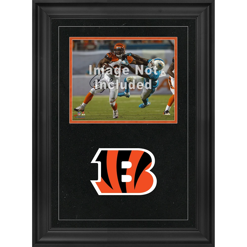 Cincinnati Bengals 8'' x 10'' Deluxe Horizontal Photograph Frame with Team Logo