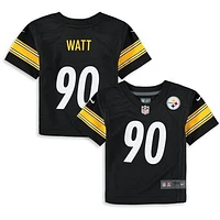 Infant Nike T.J. Watt Black Pittsburgh Steelers Team  Player Game Jersey