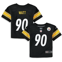 Infant Nike T.J. Watt Black Pittsburgh Steelers Team  Player Game Jersey