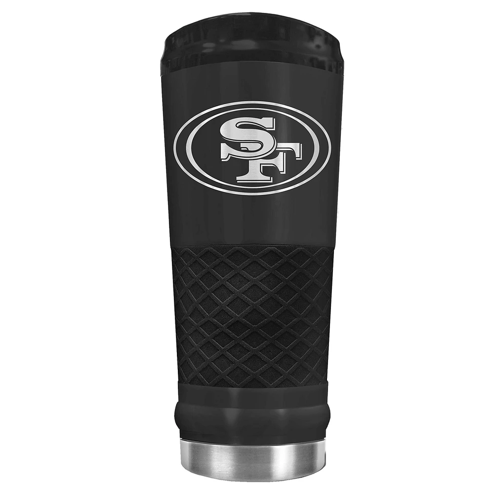 Black San Francisco 49ers 24oz Stealth Matte Tumbler