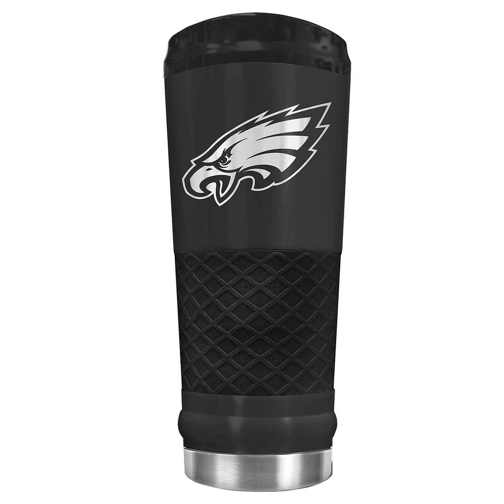Black Philadelphia Eagles 24oz Stealth Matte Tumbler