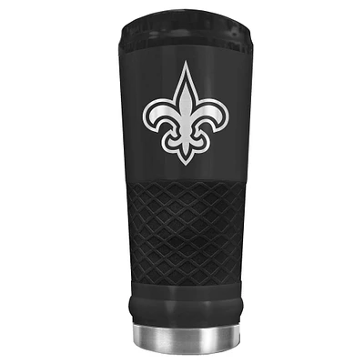 Black New Orleans Saints 24oz Stealth Matte Tumbler