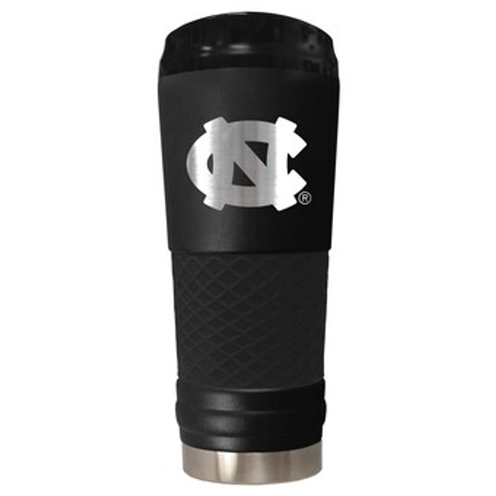 Black North Carolina Tar Heels Stealth Matte 24oz Tumbler