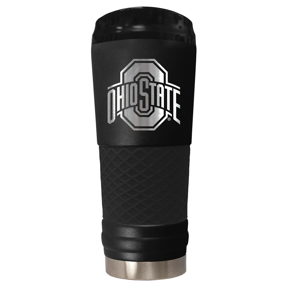 Black Ohio State Buckeyes Stealth Matte 24oz Tumbler