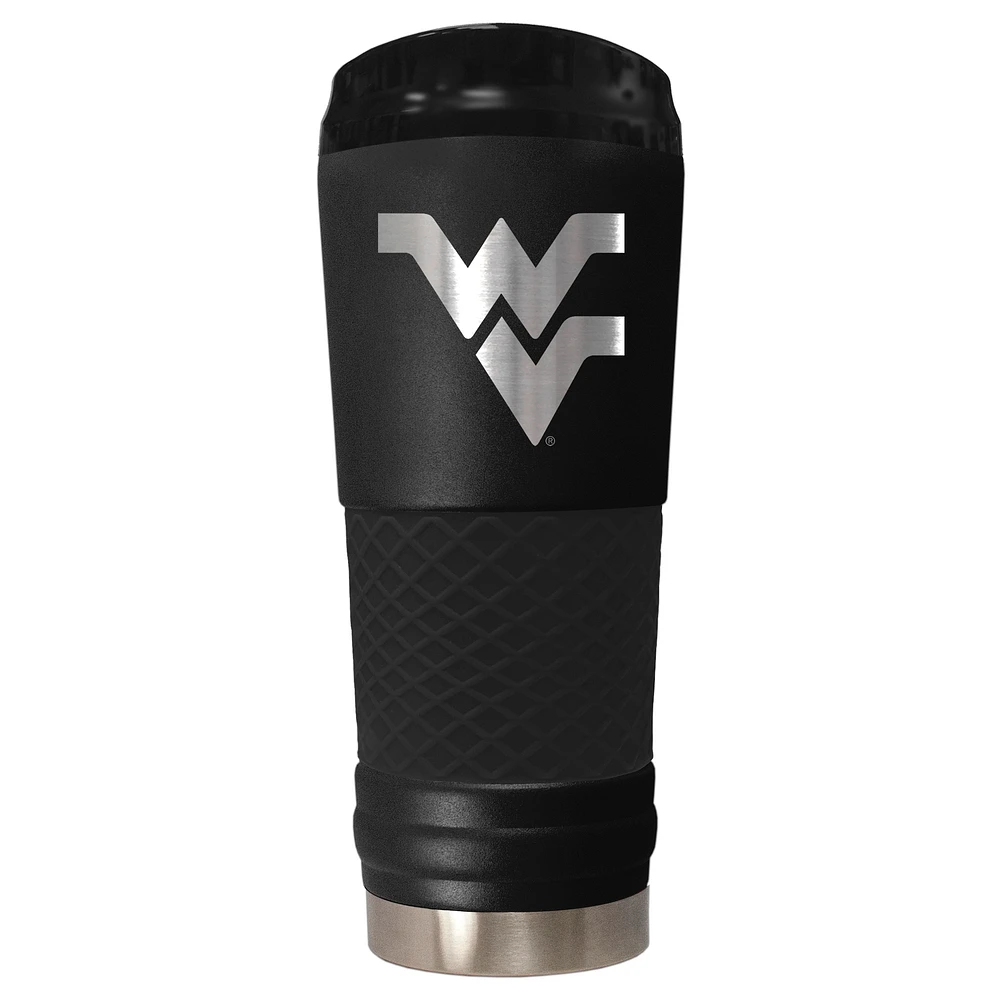 Black West Virginia Mountaineers Stealth Matte 24oz Tumbler