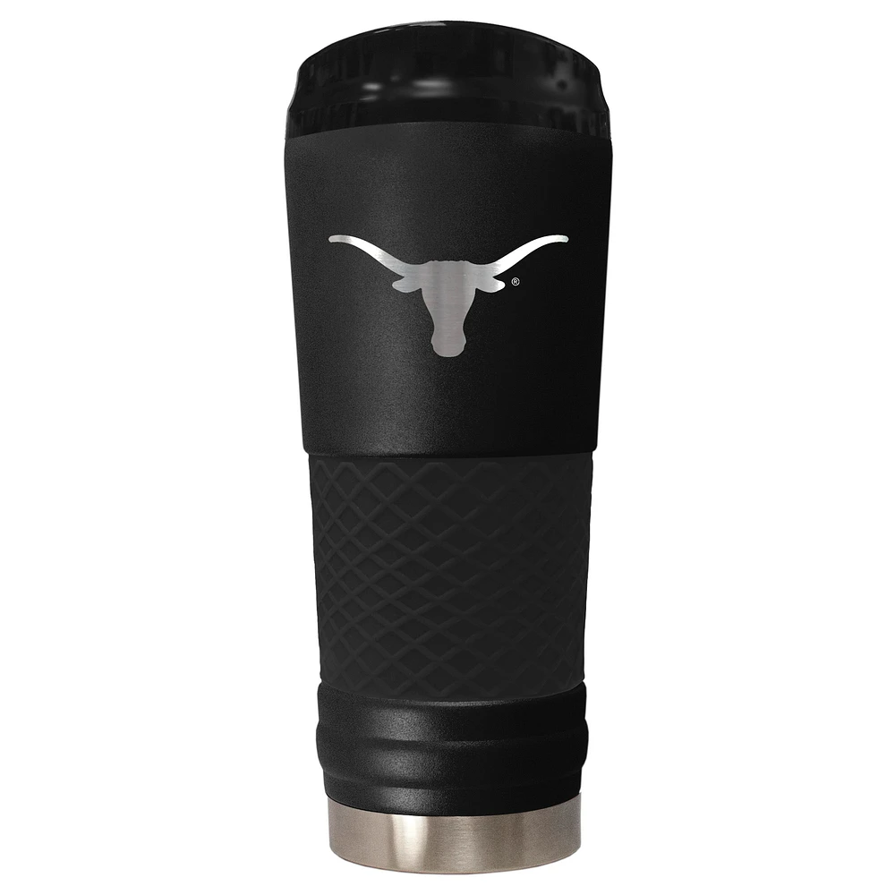 Black Texas Longhorns Stealth Matte 24oz Tumbler