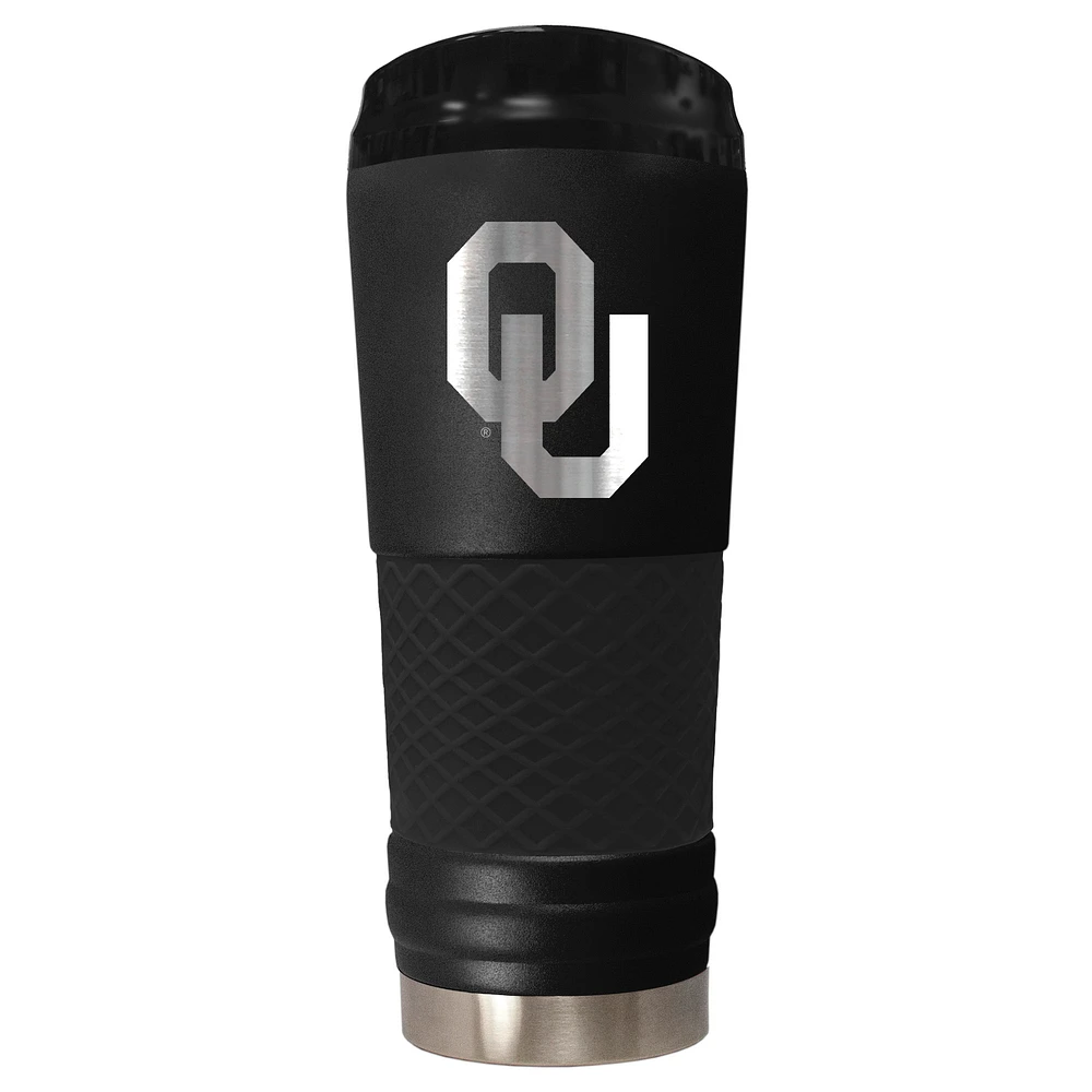 Black Oklahoma Sooners Stealth Matte 24oz Tumbler