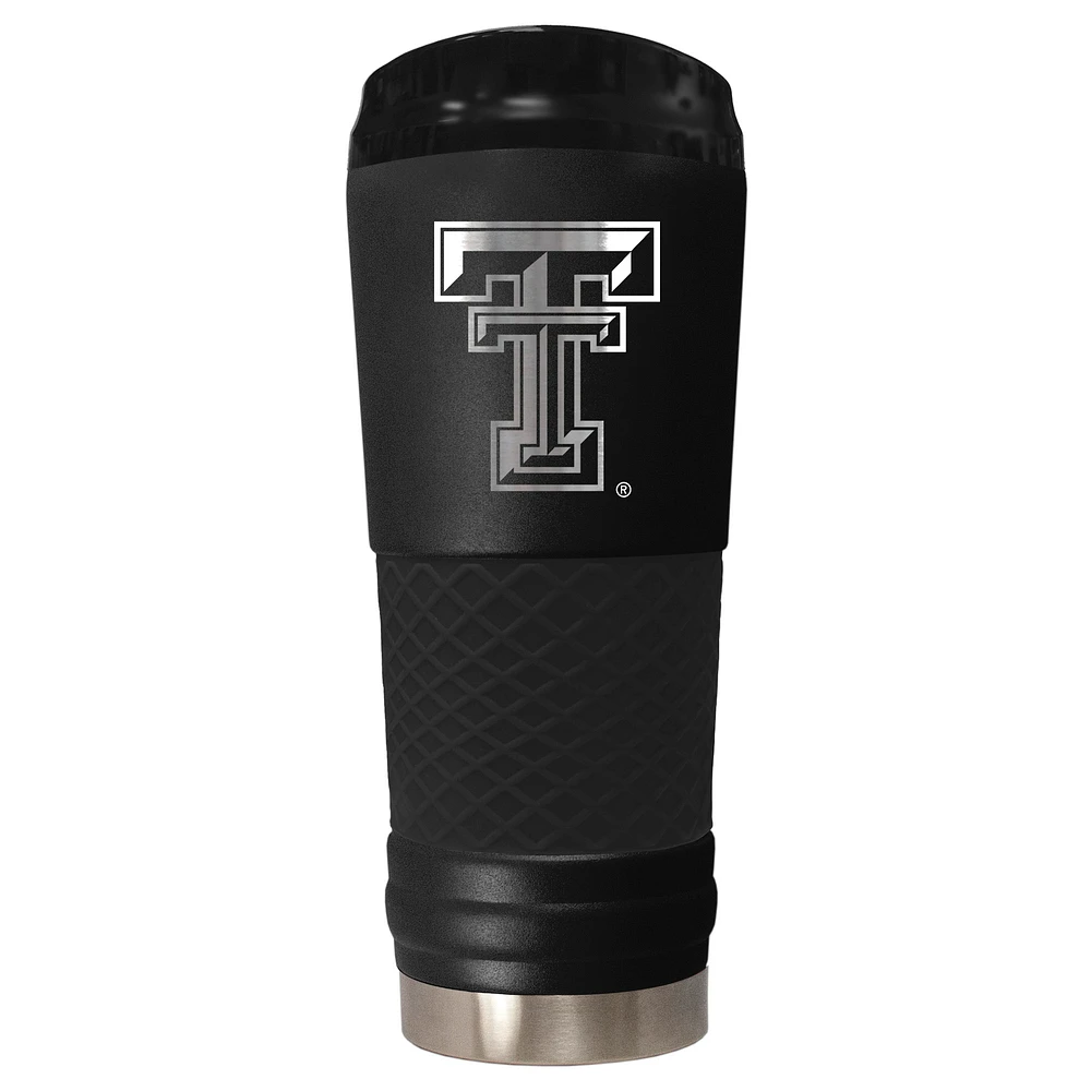 Black Texas Tech Red Raiders Stealth Matte 24oz Tumbler
